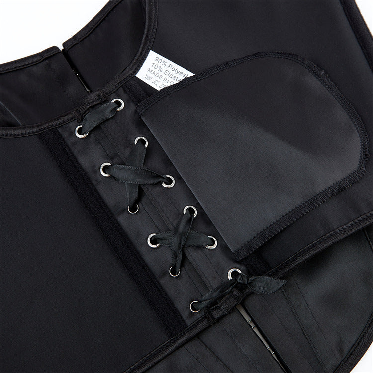 Black Front-Closure Corset Top, alternate view 4