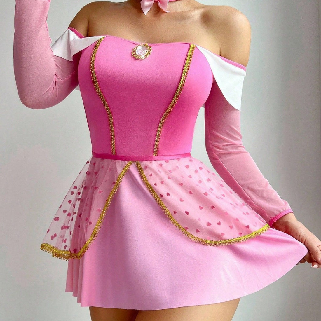 Pink Princess Costume Lingerie Set, alternate view 3
