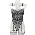 Mesh Teddy Bodysuit - Styled View
