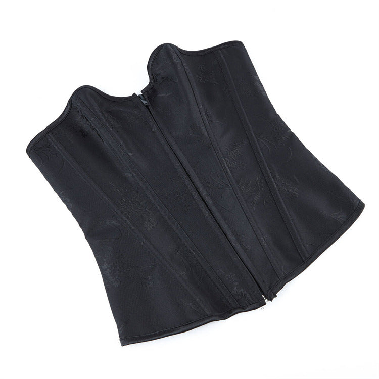 Navy Strapless Corset Top, alternate view 3