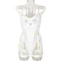 Mesh Cutout Teddy Bodysuit - Styled View