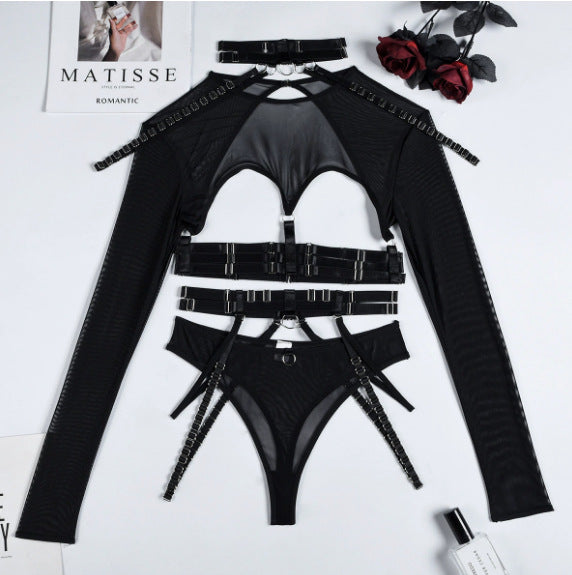 Multi-Color Sheer Mesh Teddy Bodysuit - Secret Hour lingerie