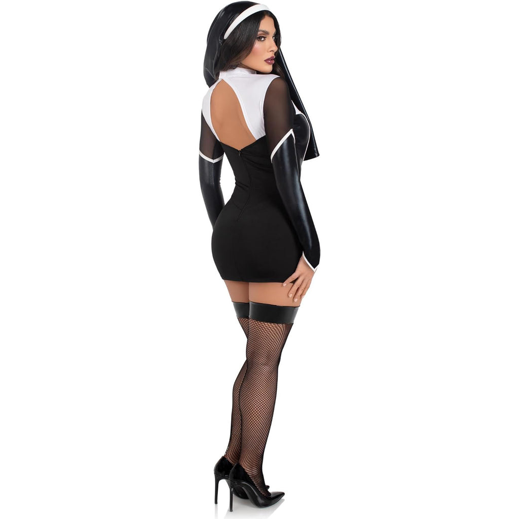Uniform-Inspired Costume Lingerie Set With Hat - Alternate View