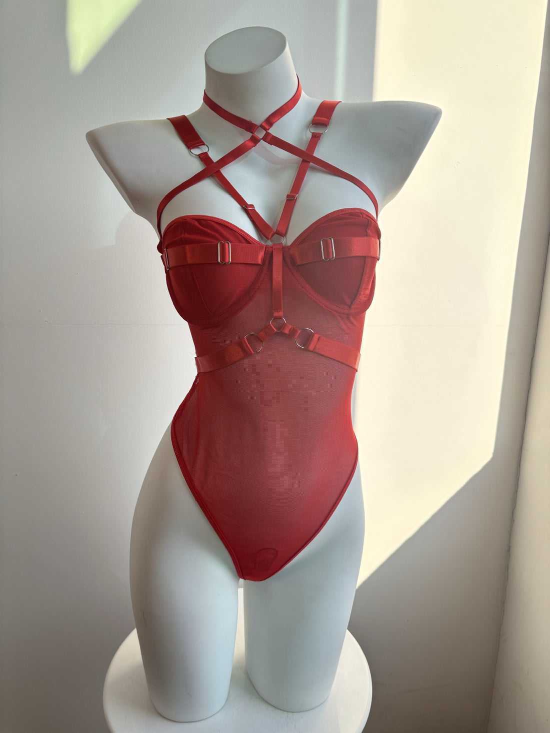 Black Harness Bodysuit, alternate view 16