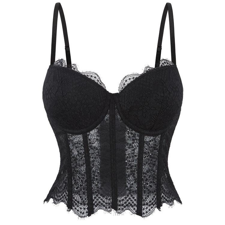 White Lace Bustier Top, alternate view 5