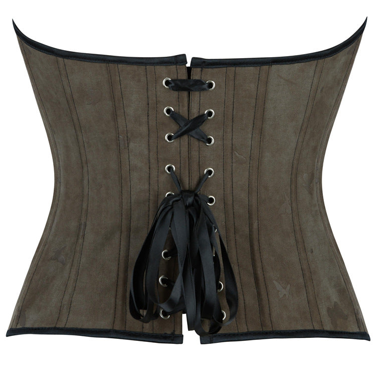 Olive Strapless Corset Top, alternate view 4