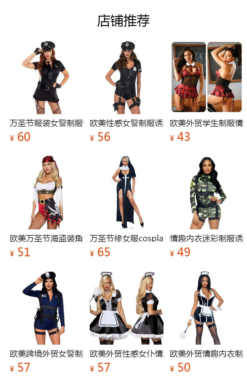 Top and Mini Skirt Costume Set With Hat - Alternate View