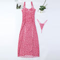 Strappy Pink Chemise Nightdress - Secret Hour lingerie