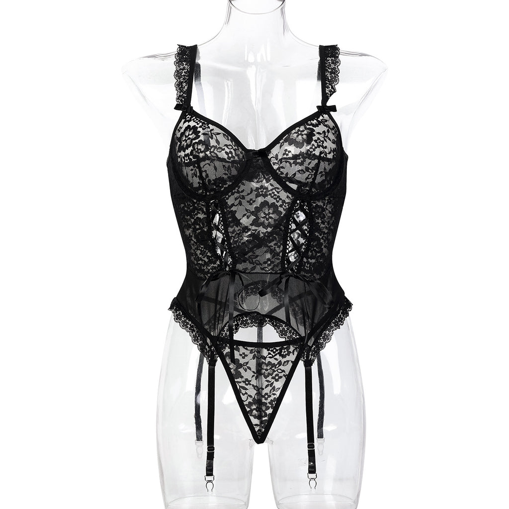 Floral Lace Lingerie Set - Secret Hour lingerie