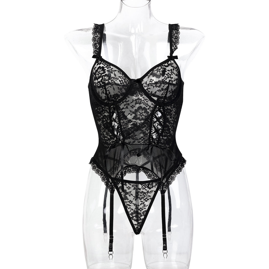 Floral Lace Lingerie Set - Secret Hour lingerie