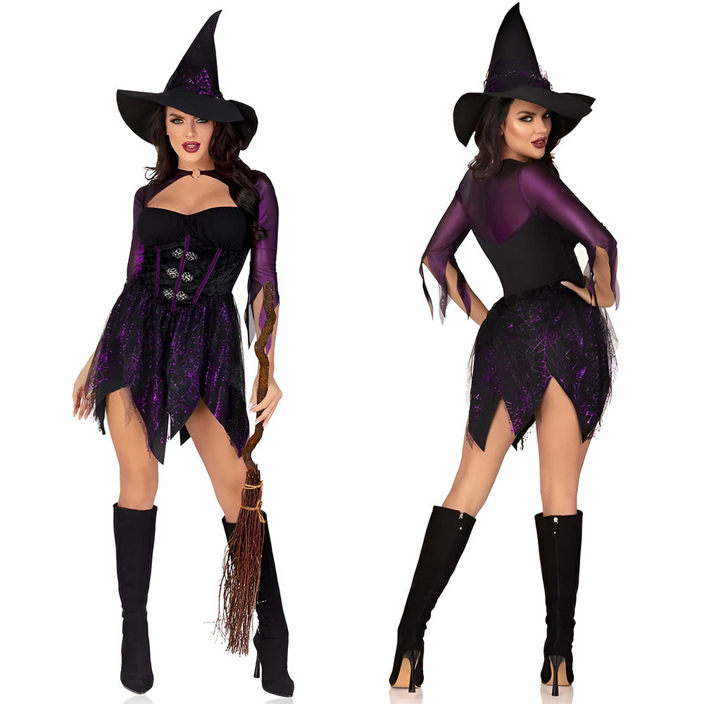 Black Uniform-Inspired Costume Lingerie Set With Hat - Alternate View