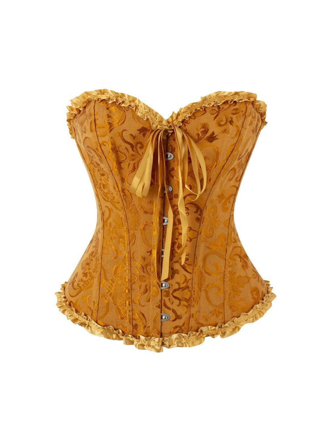 Pink Floral Lace-Up Corset Top, alternate view 21