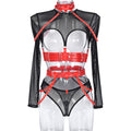 Multi-Color Sheer Mesh Teddy Bodysuit - Secret Hour lingerie