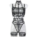 Strappy Three-Piece Lingerie Set - Secret Hour lingerie