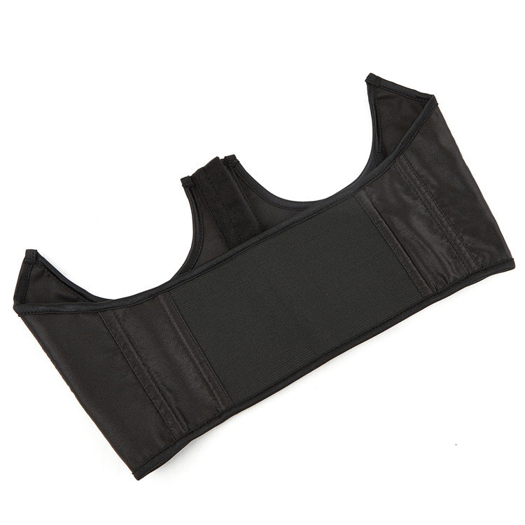Black Structured Crop Corset Top, alternate view 5