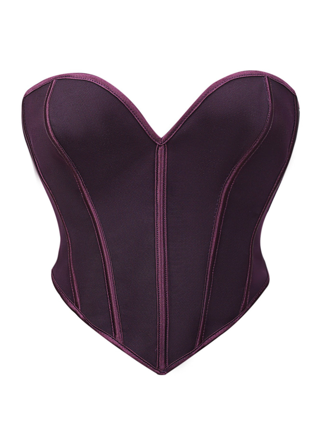 Black Sweetheart Strapless Corset Top, alternate view 14