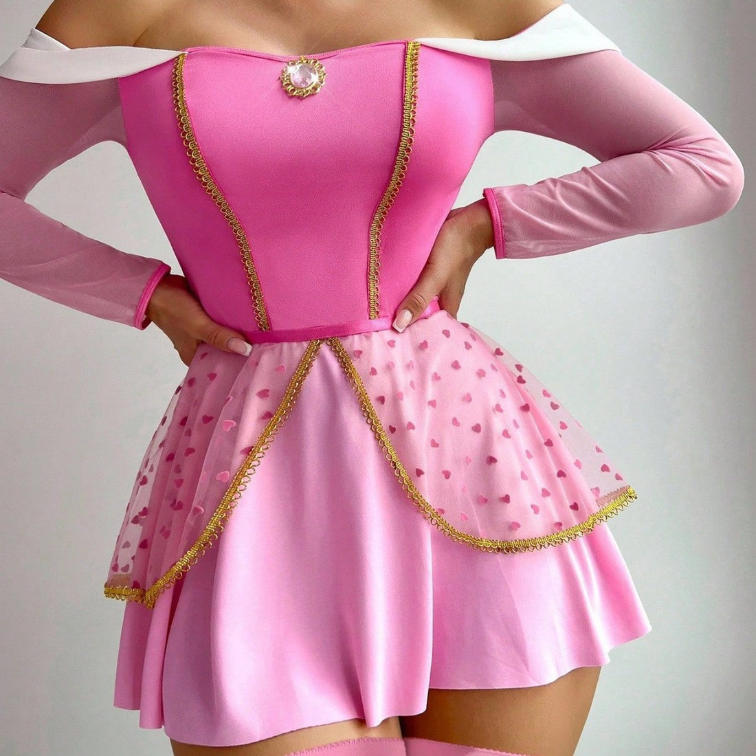 Pink Princess Costume Lingerie Set, alternate view 2