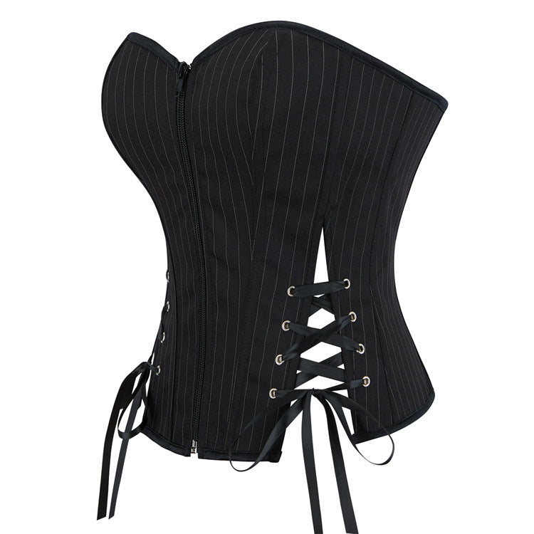 Black Side Lace-Up Corset Top, alternate view 3