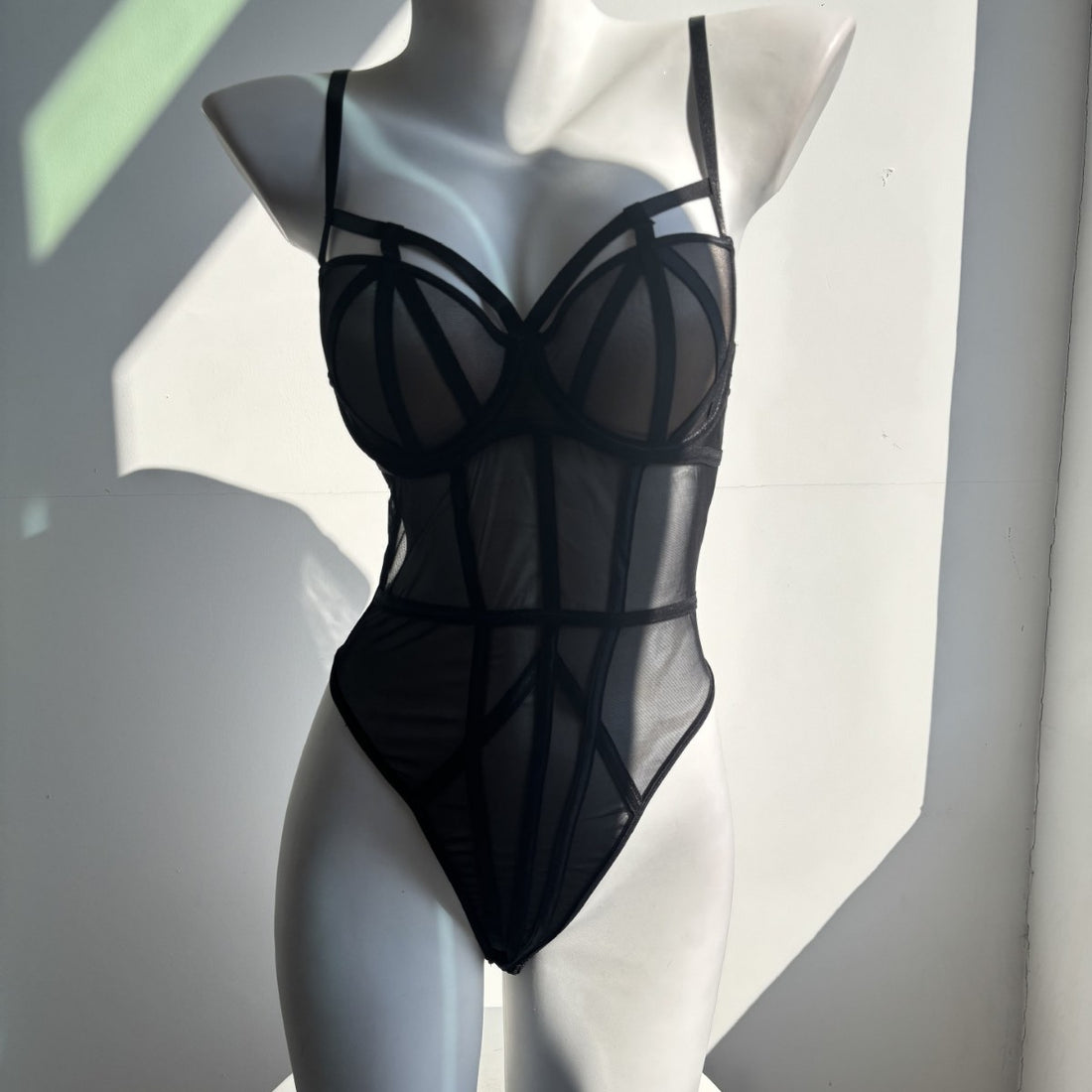 Black Harness Bodysuit, alternate view 3