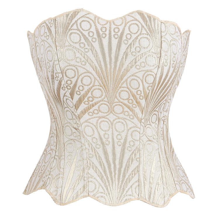 Black Sheer Eyelet Corset Top, alternate view 2