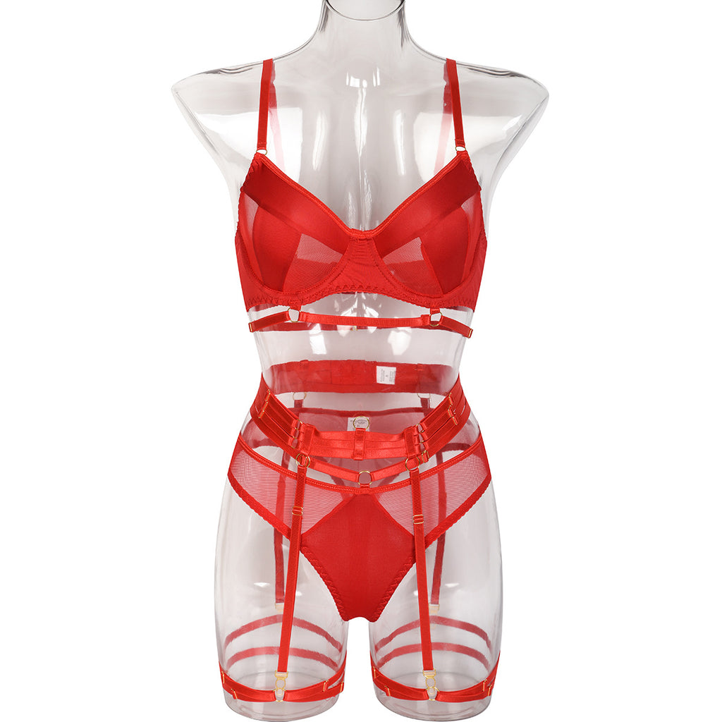 Sheer Mesh Lingerie Set - Alternate View