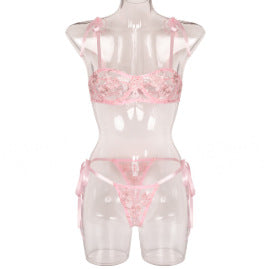 Black Floral Lace Lingerie Set - Secret Hour lingerie