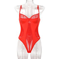 Sheer Mesh Teddy Bodysuit - Alternate View
