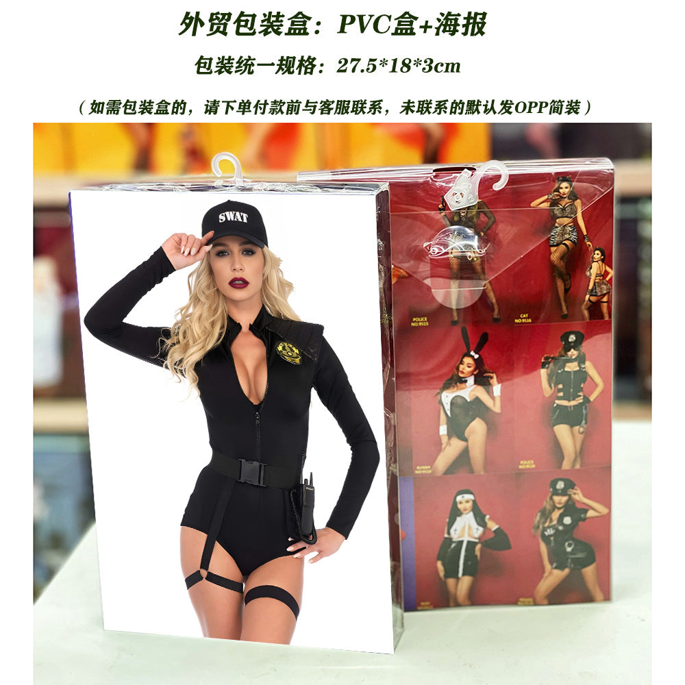 Top and Mini Skirt Costume Set With Hat - Alternate View