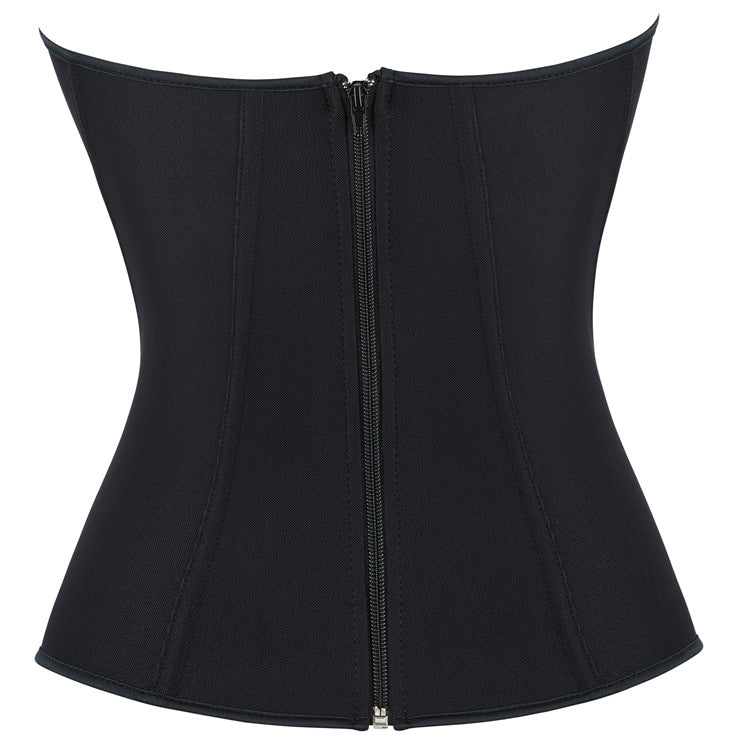 Black Minimal Strapless Corset Top, alternate view 4