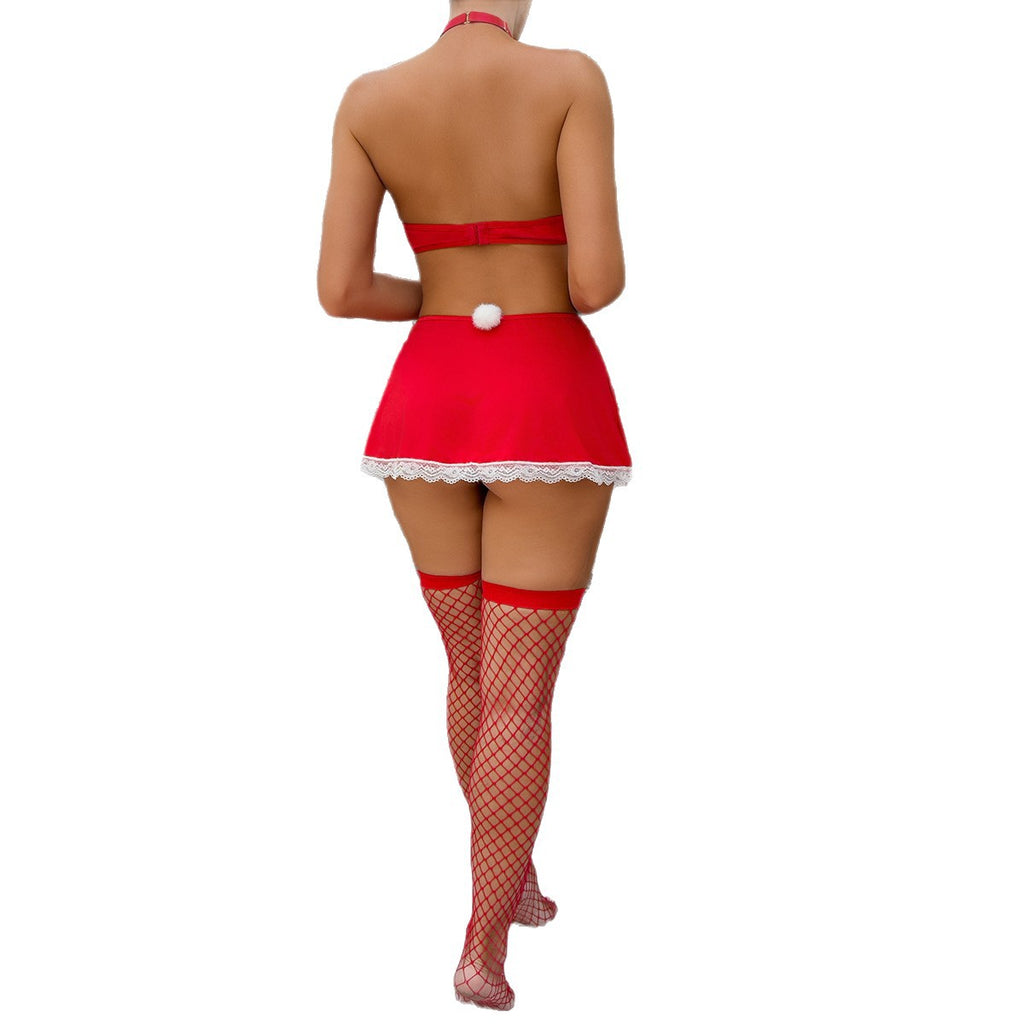 Red Maid Costume Lingerie Set - Alternate View