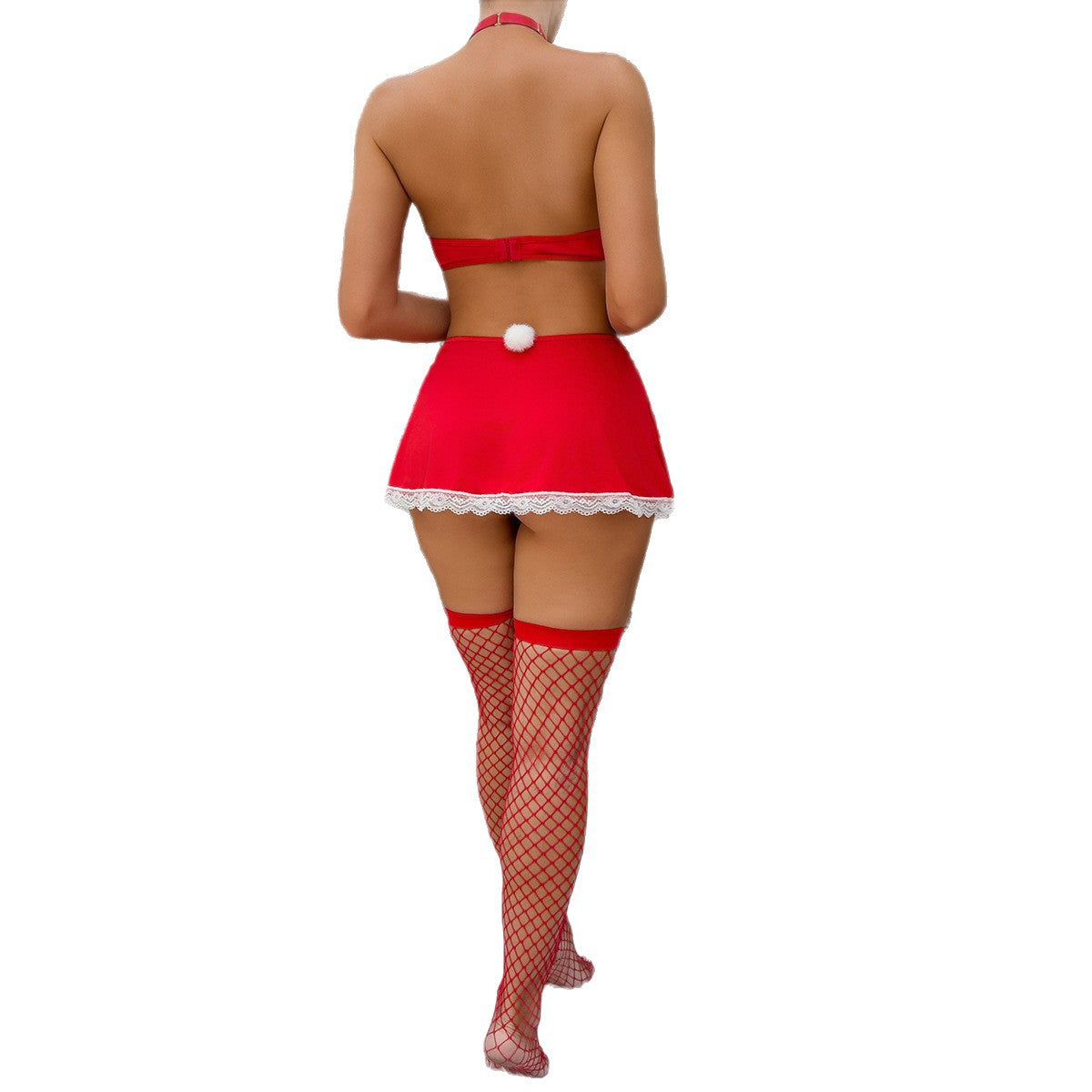 Red Maid Costume Lingerie Set - Alternate View