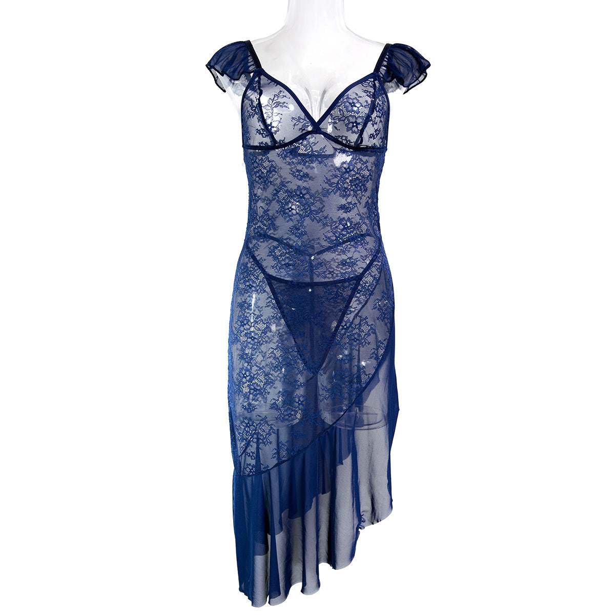 Boutique Sheer Mesh Teddy Bodysuit - Alternate View