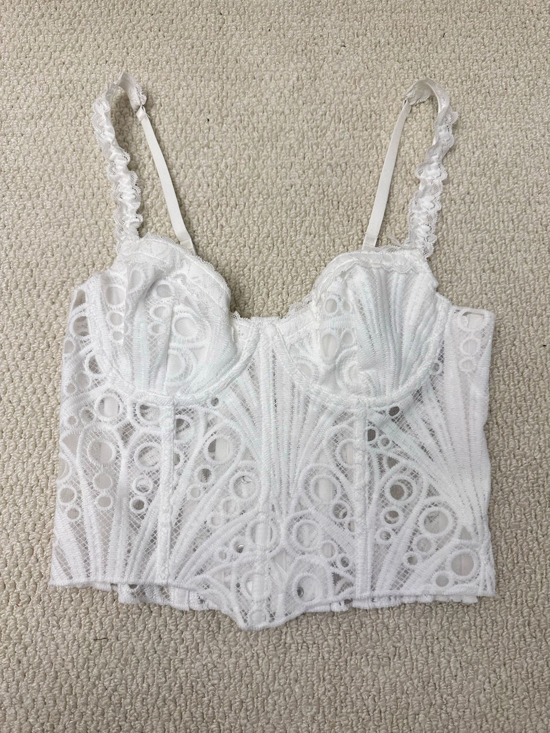 Black Lace Corset Top, alternate view 7