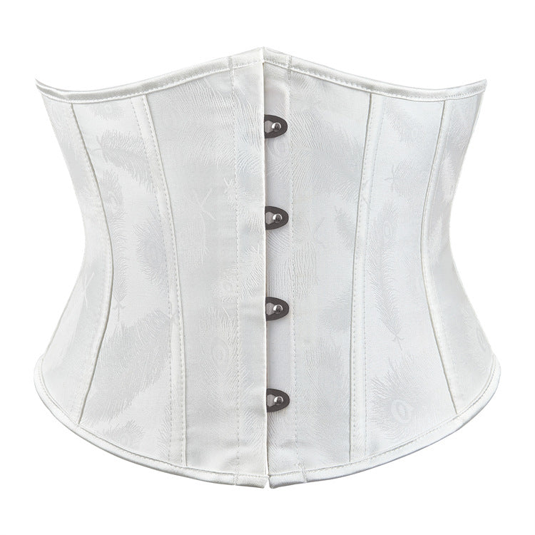 Black Steel-Hook Underbust Corset Top, alternate view 6