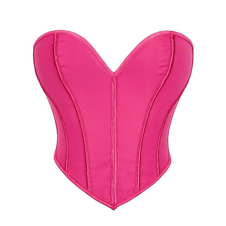 Black Sweetheart Strapless Corset Top, alternate view 9